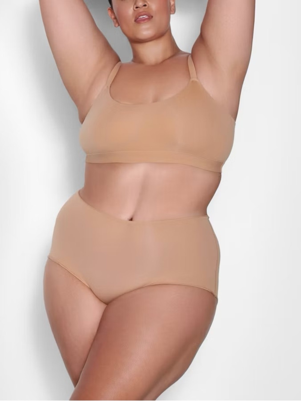 SKIMS FITS EVERYBODY Scoop Bralette Ochre S